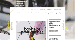 Desktop Screenshot of amsterdamfashionacademy.com